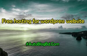 Free hosting for wordpress website